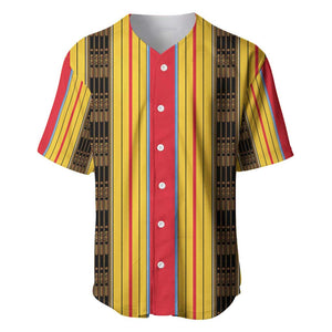 Eritrea Traditional Saho Mix Tilet Pattern Baseball Jersey