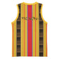 Eritrea Traditional Saho Mix Tilet Pattern Basketball Jersey LT15