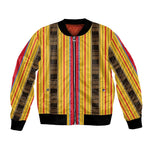 Eritrea Traditional Saho Mix Tilet Pattern Bomber Jacket