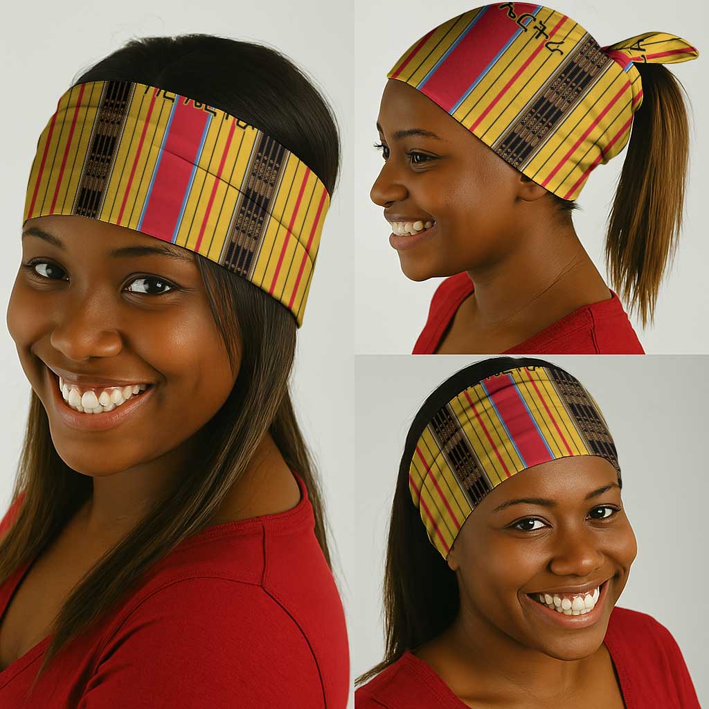 Eritrea Traditional Saho Mix Tilet Pattern Neck Gaiter LT15