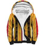 Eritrea Traditional Saho Mix Tilet Pattern Sherpa Hoodie