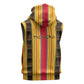 Eritrea Traditional Saho Mix Tilet Pattern Sleeveless Zip Hoodie - African Pride
