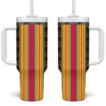 Eritrea Traditional Saho Mix Tilet Pattern Tumbler With Handle