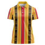 Eritrea Traditional Saho Mix Tilet Pattern Women Polo Shirt