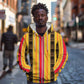 Eritrea Traditional Saho Mix Tilet Pattern Zip Hoodie