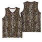 African Leopard Skin Pattern Basketball Jersey LT15