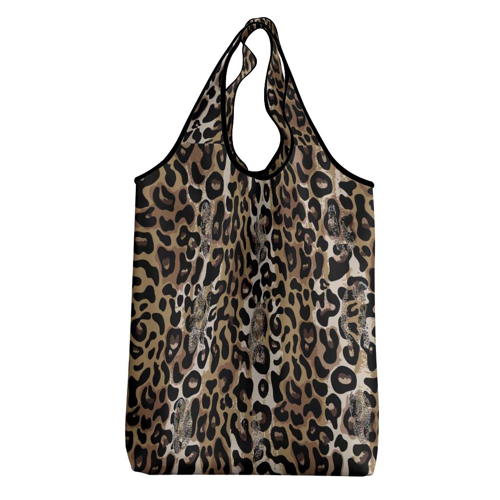 African Leopard Skin Pattern Grocery Bag