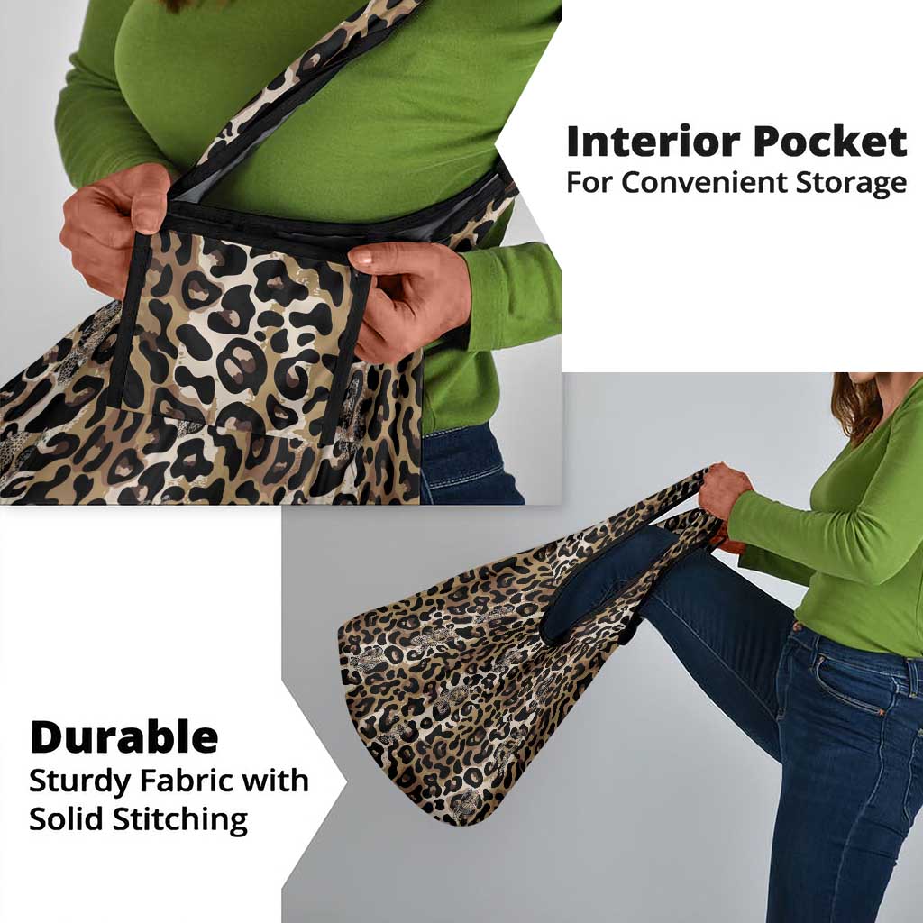 African Leopard Skin Pattern Grocery Bag