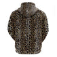 African Leopard Skin Pattern Hoodie