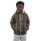African Leopard Skin Pattern Kid Hoodie