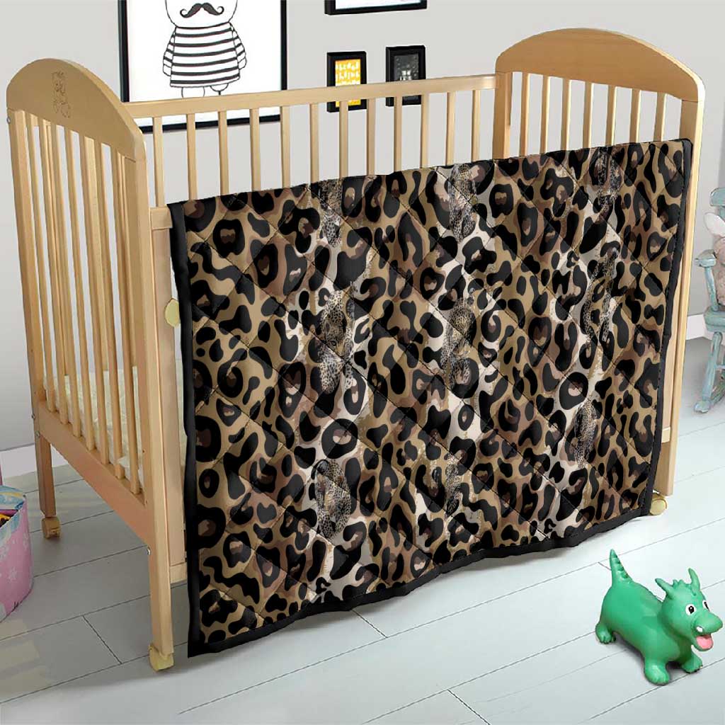 African Leopard Skin Pattern Quilt