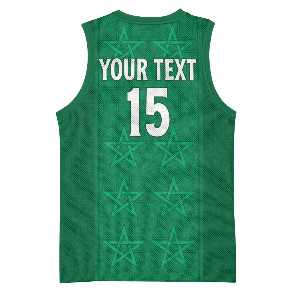 Custom Morocco Football Basketball Jersey Dima Maghrib LT15