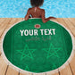 Custom Morocco Football Beach Blanket Dima Maghrib