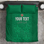 Custom Morocco Football Bedding Set Dima Maghrib