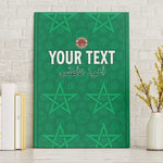 Custom Morocco Football Canvas Wall Art Dima Maghrib