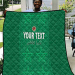 Custom Morocco Football Quilt Dima Maghrib