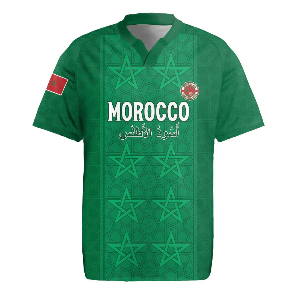 Custom Morocco Football Rugby Jersey Dima Maghrib