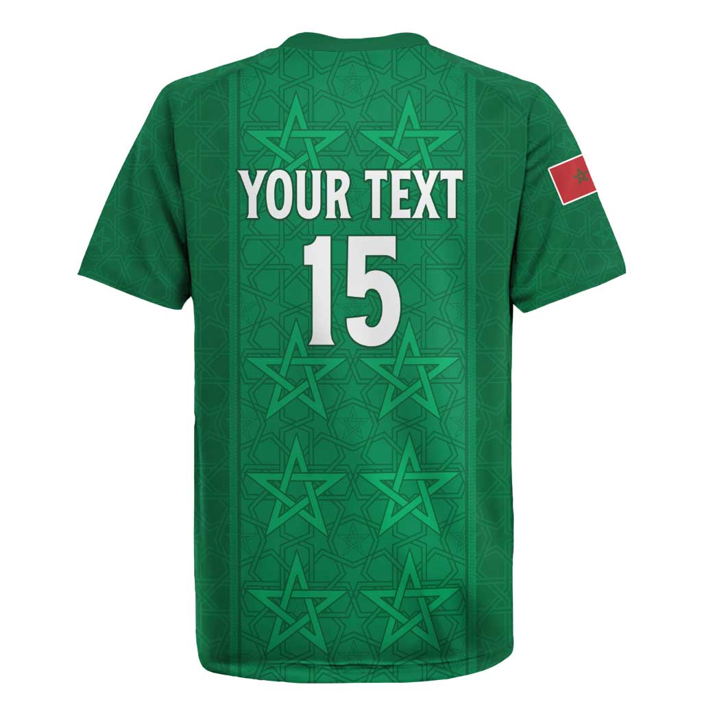 Custom Morocco Football Rugby Jersey Dima Maghrib