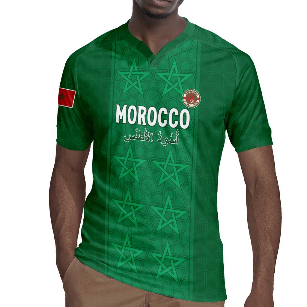 Custom Morocco Football Rugby Jersey Dima Maghrib