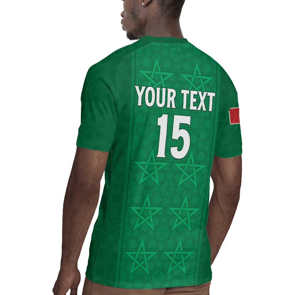 Custom Morocco Football Rugby Jersey Dima Maghrib