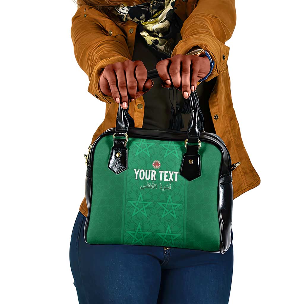 Custom Morocco Football Shoulder Handbag Dima Maghrib