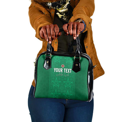 Custom Morocco Football Shoulder Handbag Dima Maghrib