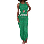 Custom Morocco Football Tank Maxi Dress Dima Maghrib
