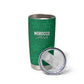 Custom Morocco Football Tumbler Cup Dima Maghrib