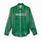 Custom Morocco Football Women Casual Shirt Dima Maghrib