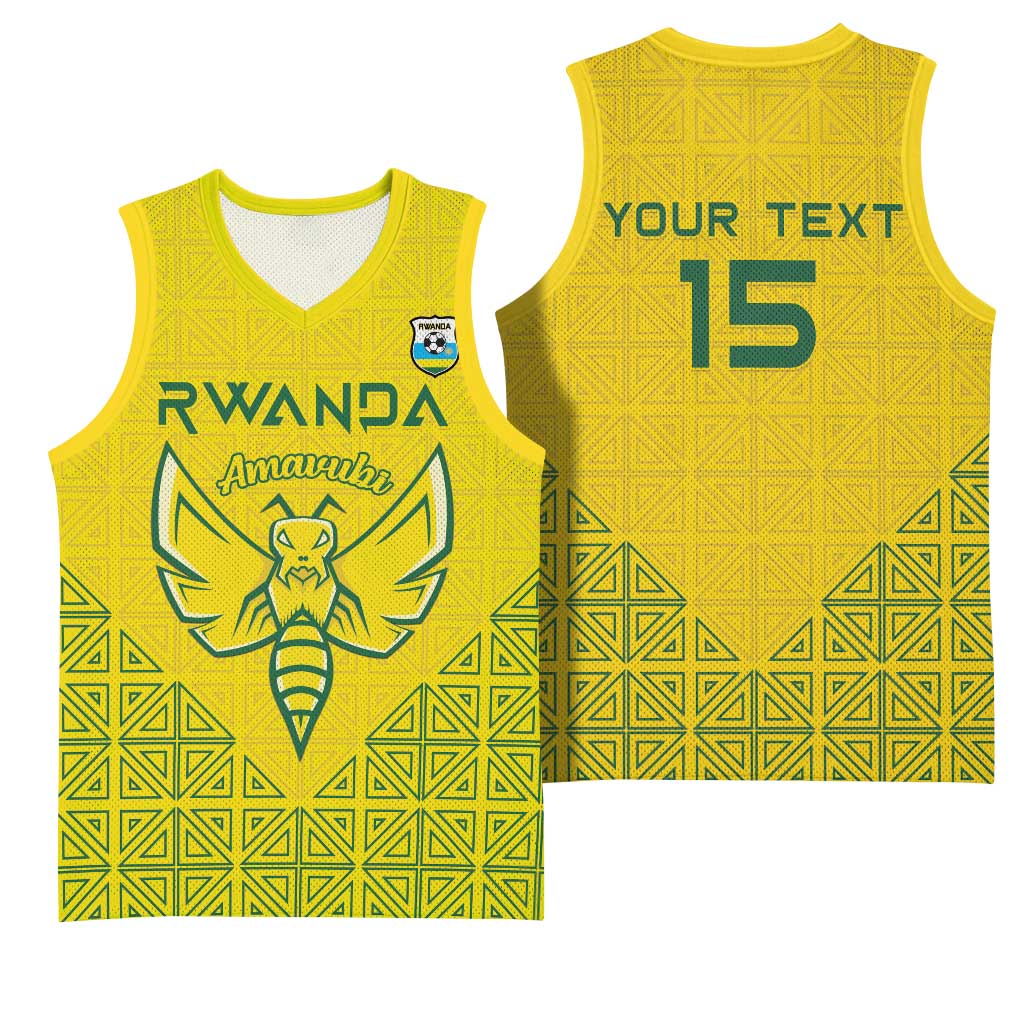 Custom Jamhuri ya Rwanda Football Basketball Jersey Go Amavubi Go LT15