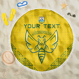 Custom Jamhuri ya Rwanda Football Beach Blanket Go Amavubi Go