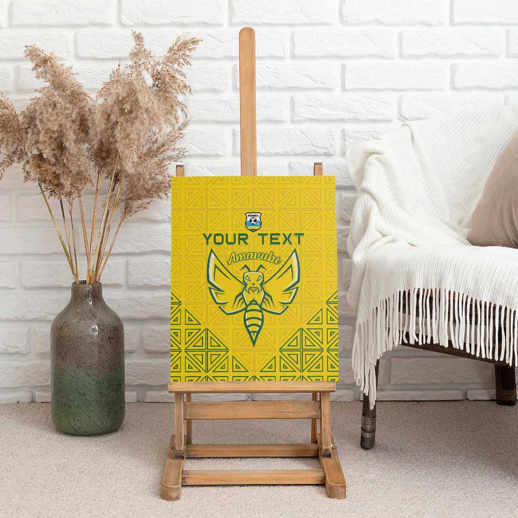 Custom Jamhuri ya Rwanda Football Canvas Wall Art Go Amavubi Go