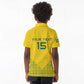 Custom Jamhuri ya Rwanda Football Kid Polo Shirt Go Amavubi Go