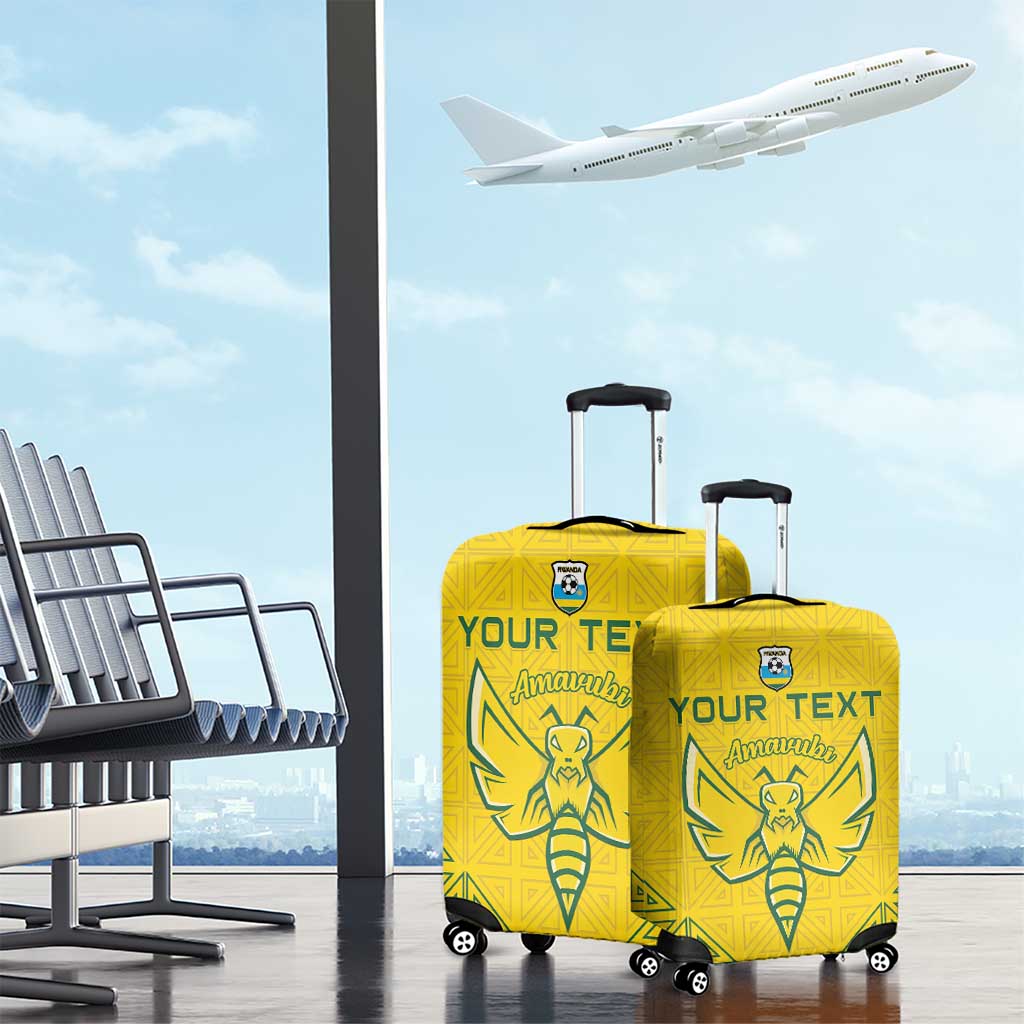 Custom Jamhuri ya Rwanda Football Luggage Cover Go Amavubi Go