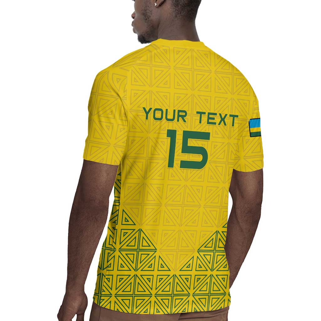 Custom Jamhuri ya Rwanda Football Rugby Jersey Go Amavubi Go