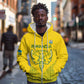 Custom Jamhuri ya Rwanda Football Zip Hoodie Go Amavubi Go