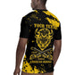 Personalized African-American Heroes Rugby Jersey Bison Buffalo Soldiers - Black Grunge Style - African Pride
