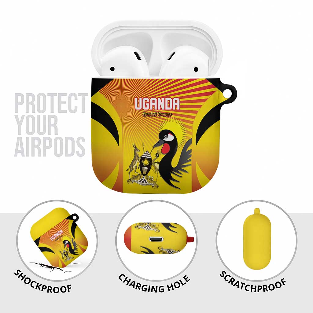Uganda Cricket AirPods Case Go Cricket Cranes Go