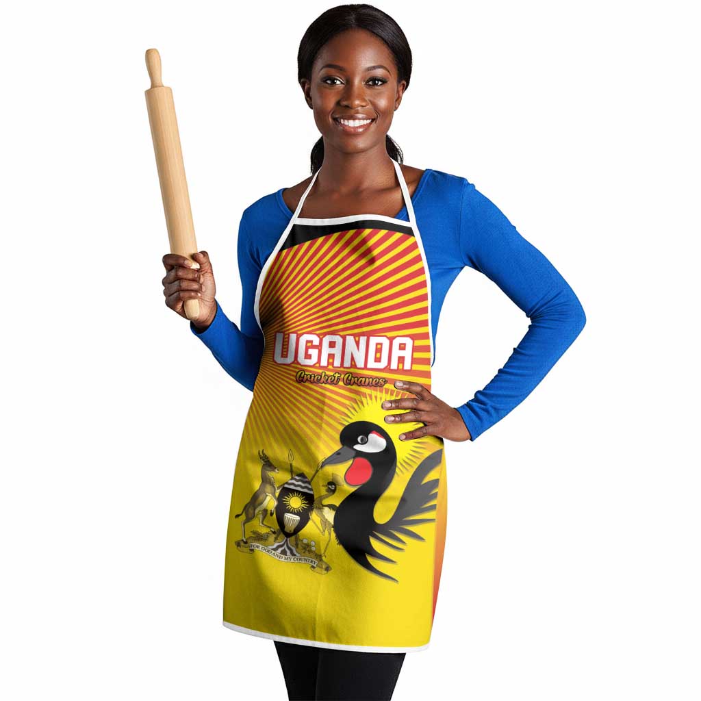 Uganda Cricket Apron Go Cricket Cranes Go
