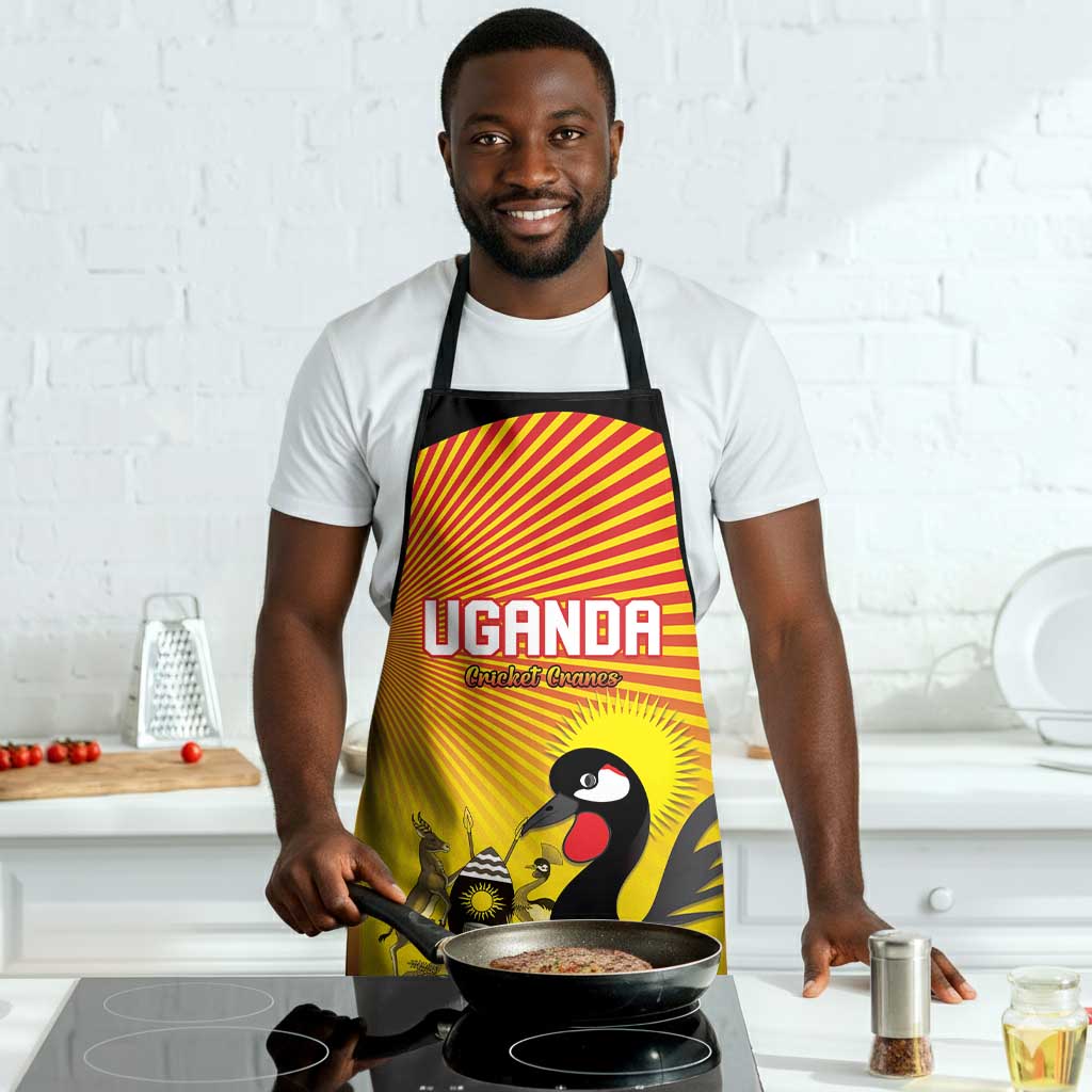 Uganda Cricket Apron Go Cricket Cranes Go