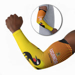 Custom Uganda Cricket Arm Sleeves Go Cricket Cranes Go
