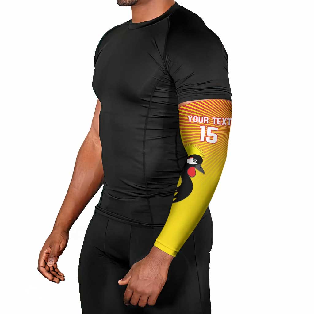 Custom Uganda Cricket Arm Sleeves Go Cricket Cranes Go