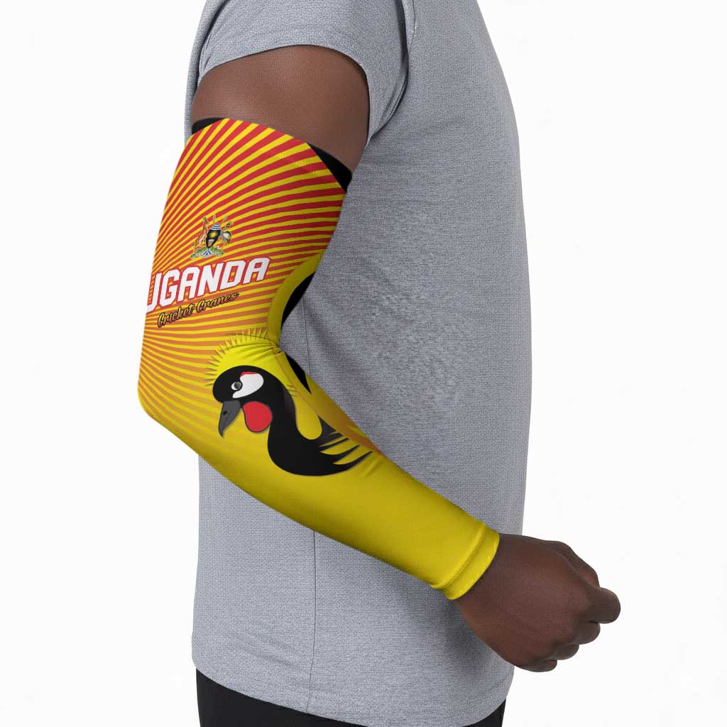 Custom Uganda Cricket Arm Sleeves Go Cricket Cranes Go