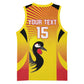 Custom Uganda Cricket Basketball Jersey Go Champions LT15