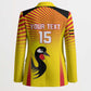Custom Uganda Cricket Blazer Go Cricket Cranes Go