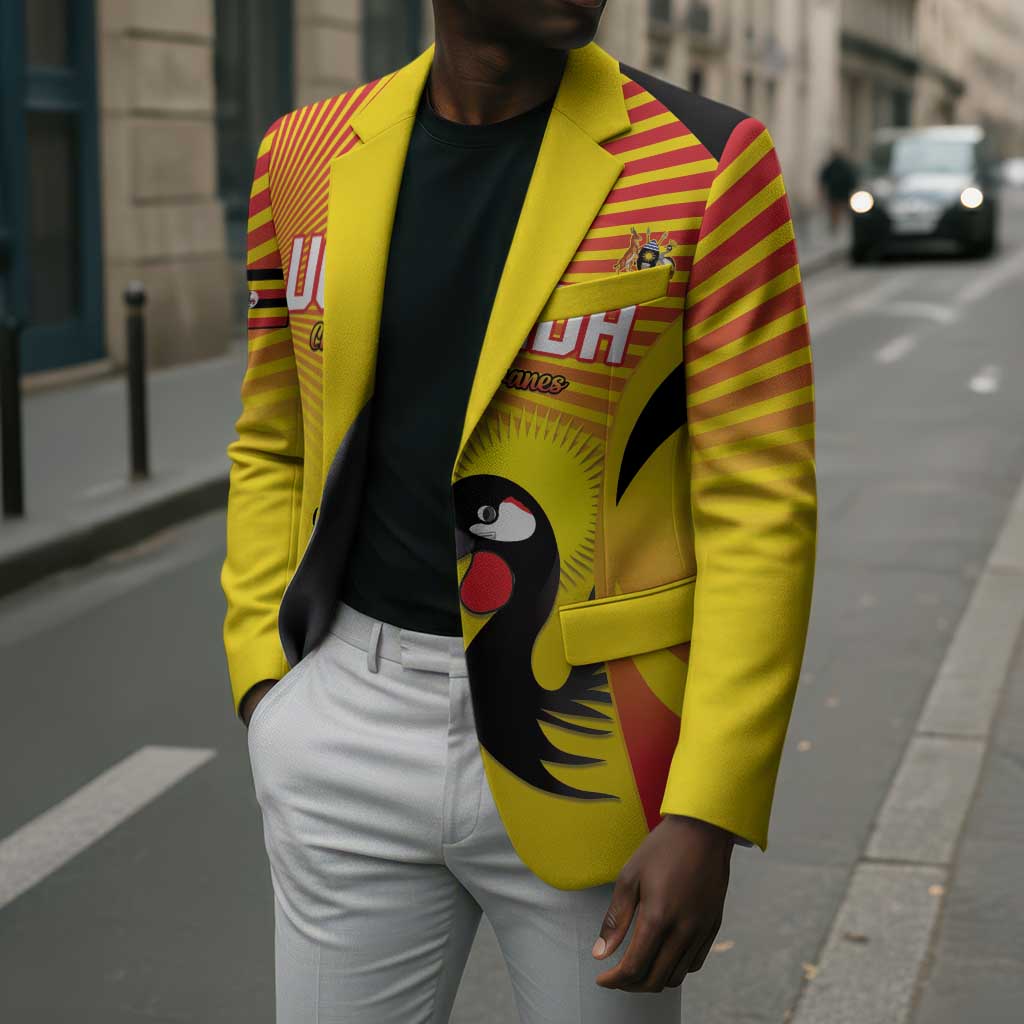 Custom Uganda Cricket Blazer Go Cricket Cranes Go