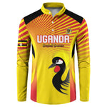Custom Uganda Cricket Button Sweatshirt Go Cricket Cranes Go