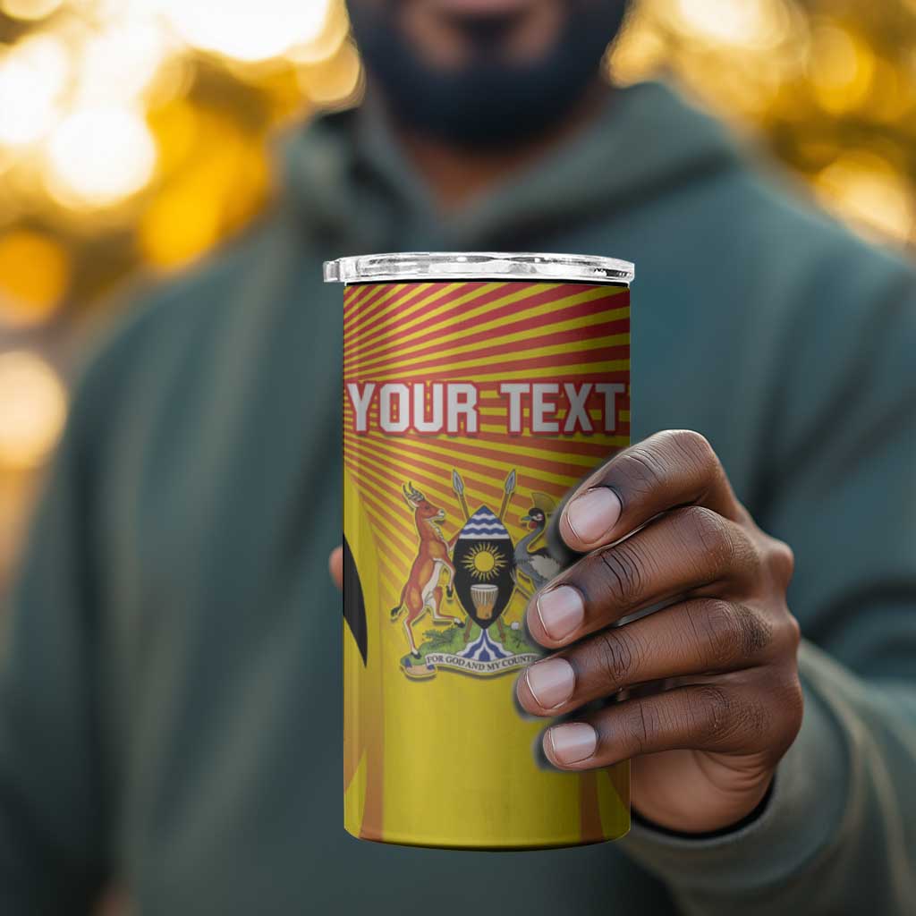 Custom Uganda Cricket 4 in 1 Can Cooler Tumbler Go Champions - African Pride