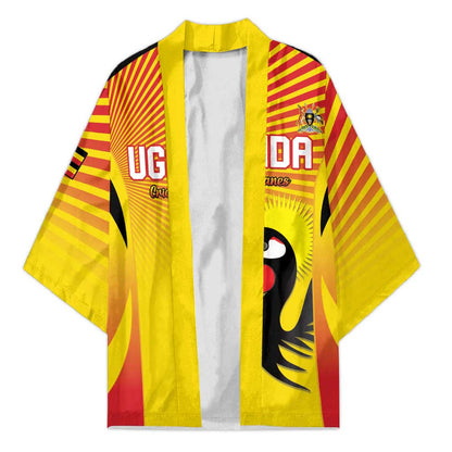 Custom Uganda Cricket Kimono Go Cricket Cranes Go