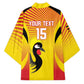Custom Uganda Cricket Kimono Go Cricket Cranes Go